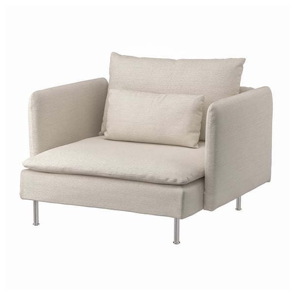 SÖDERHAMN armchair, Gunnared beige, 93x69x99 cm
