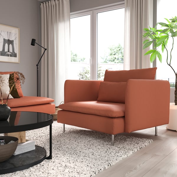SÖDERHAMN armchair, Kelinge rust, 105 cm