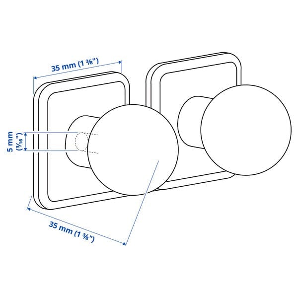 Ikea SÖRBYN - Knob, 25 mm