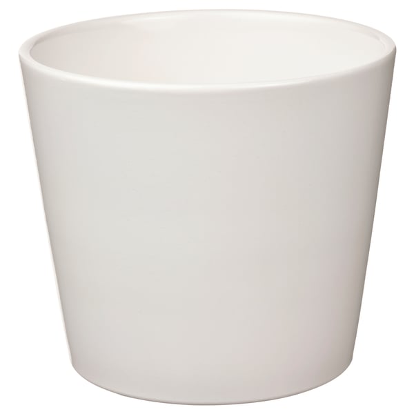 SOJABÖNA plant pot, white, 9 cm