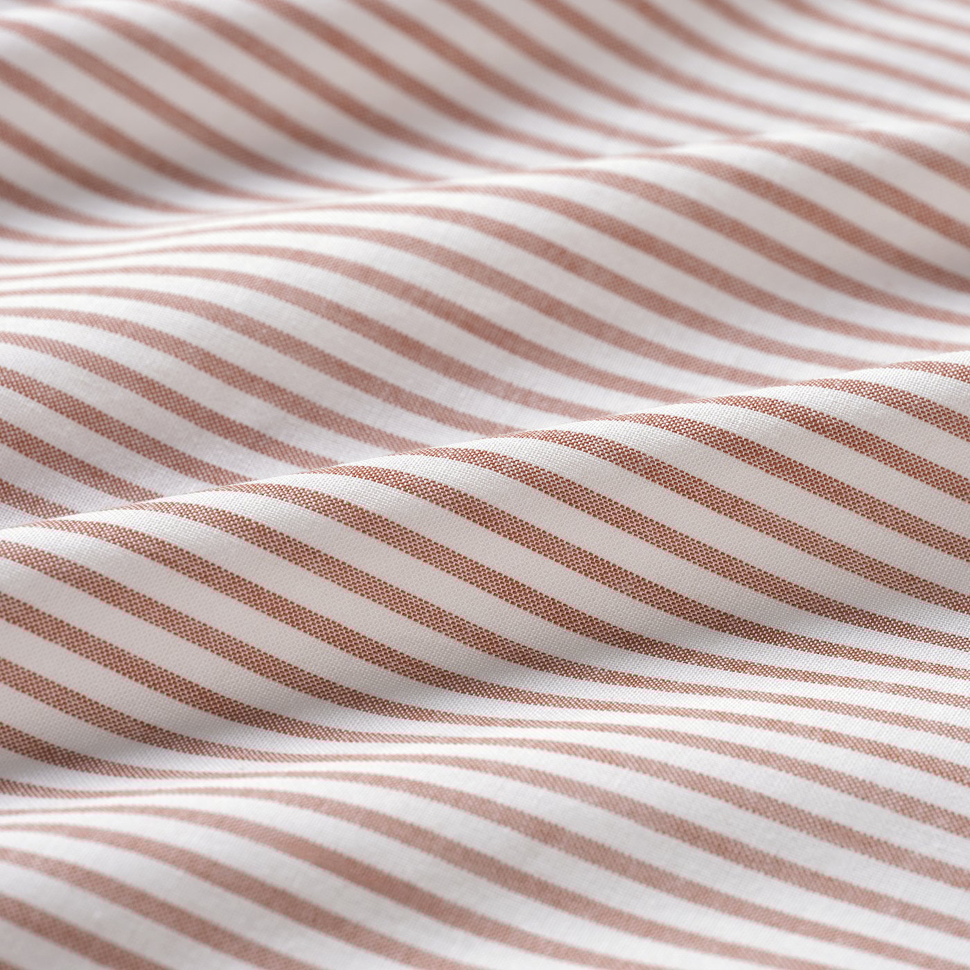 SOLFIBBLA flat sheet, white red/stripe, 240x260 cm