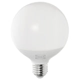 SOLHETTA LED bulb E27 1055 lumen, dimmable/globe opal white, 95 mm