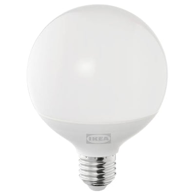 SOLHETTA LED bulb E27 1055 lumen, dimmable/globe opal white, 95 mm