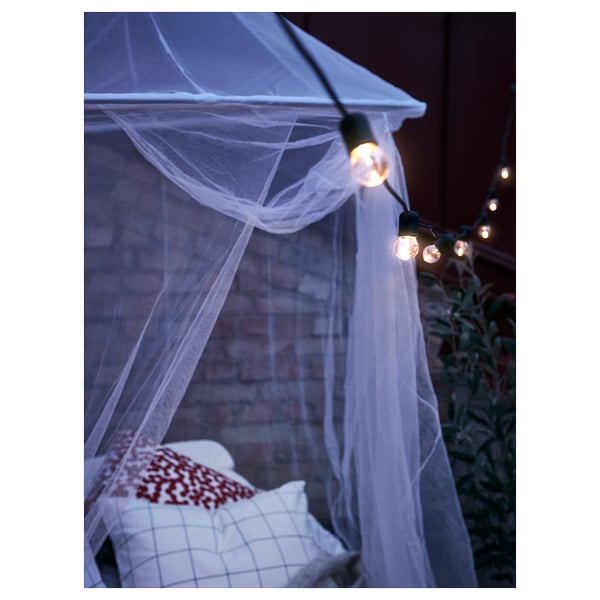 SOLIG net, white, 150 cm