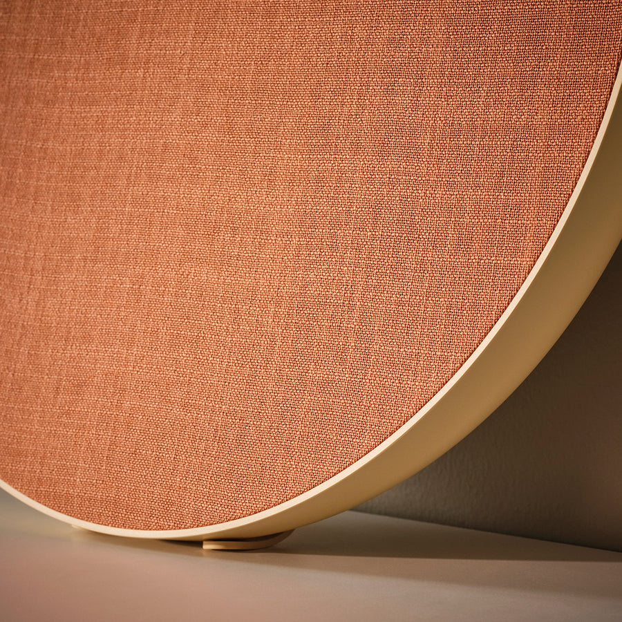 SOLSKYDD Bluetooth speaker, beige, 45 cm