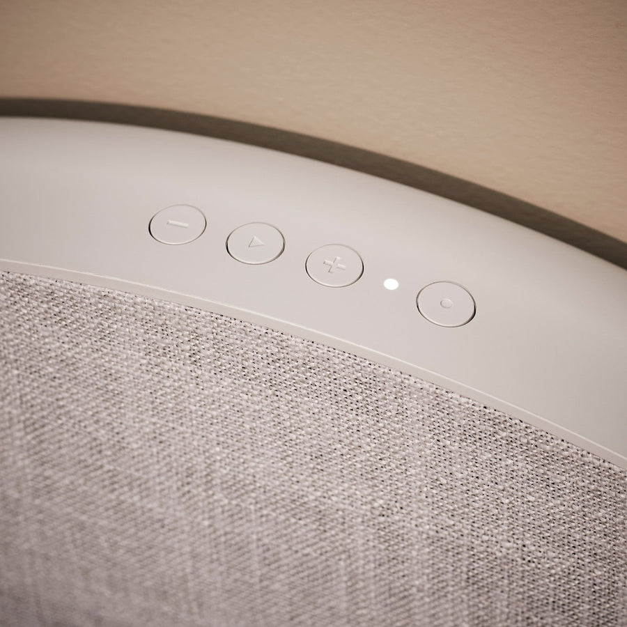 SOLSKYDD Bluetooth speaker, white, 45 cm