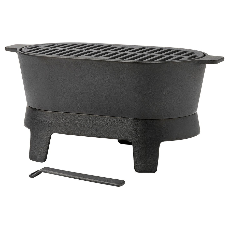 SOLUPPGÅNG barbecue, cast iron, 43x21 cm