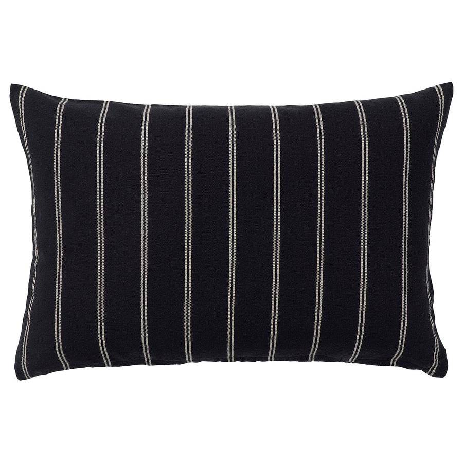 SOLUPPGÅNG cushion cover, black/white, 40x58 cm