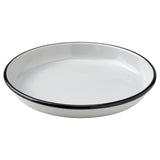 SOLUPPGÅNG plate, enamelled steel, 20 cm