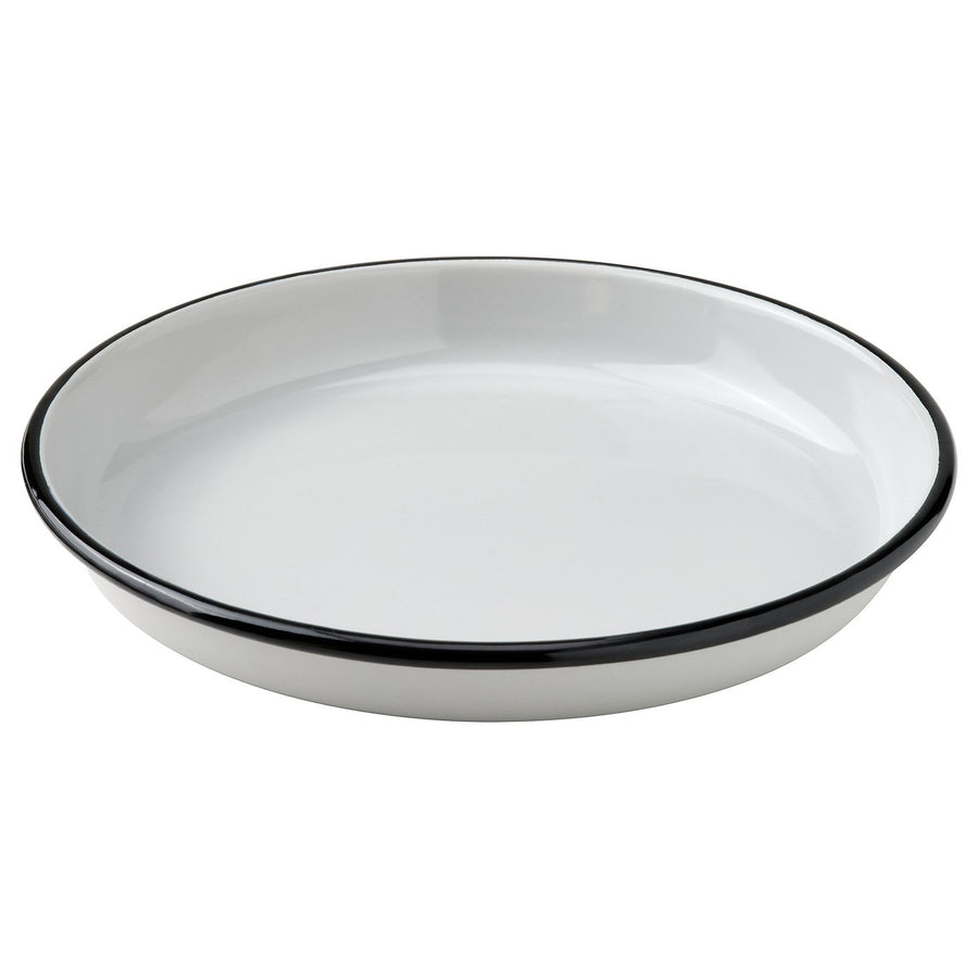 SOLUPPGÅNG plate, enamelled steel, 20 cm