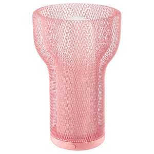 SOLVINDEN LED decoration lighting, battery-operated mesh/outdoor pink