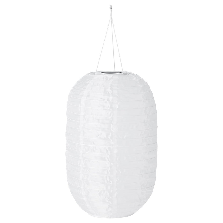 SOLVINDEN pendant lamp, solar-powered white, 26 cm