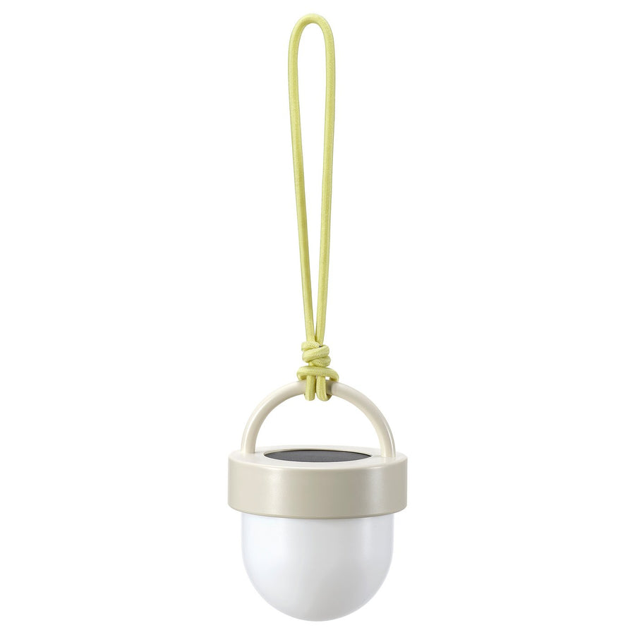 SOLVINDEN LED solar-powered pendant lamp, solar-powered outdoor/beige, 10 cm