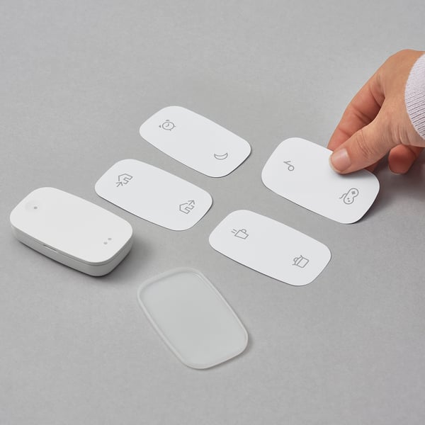 SOMRIG shortcut button, white smart