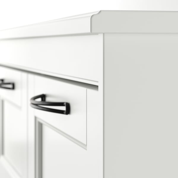 SONGESAND chest of 6 drawers, white, 82x126 cm