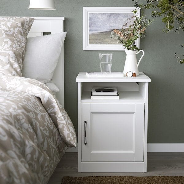 Ikea SONGESAND - Bedside table, white, 42x40 cm