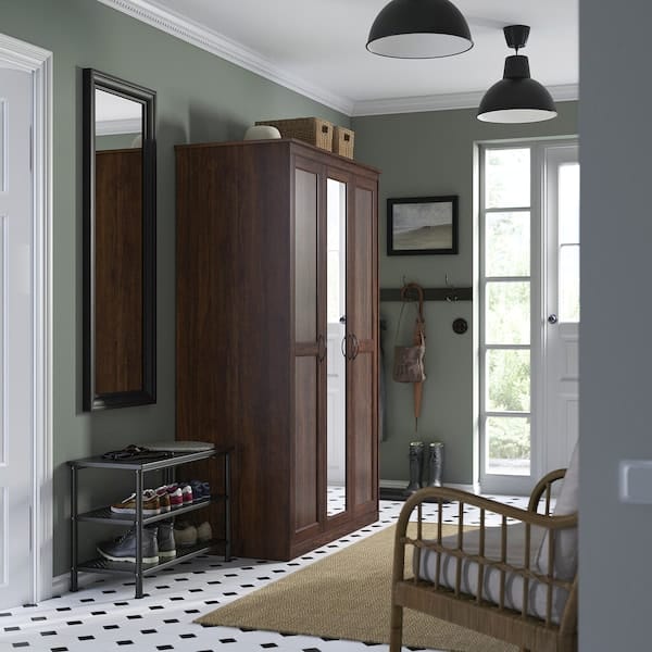 Ikea SONGESAND - Wardrobe, brown , 120x60x191 cm