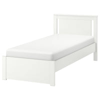 SONGESAND bed frame, white/Lillhällan, 90x200 cm