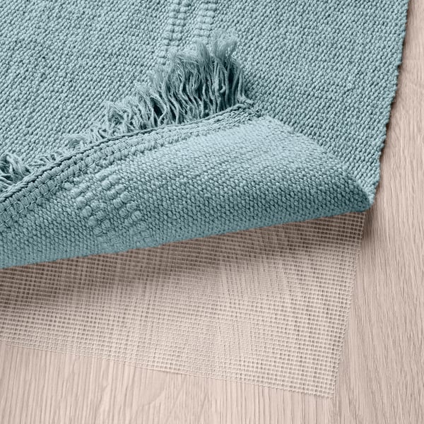 SORTSÖ rug, flatwoven, light blue, 55x85 cm