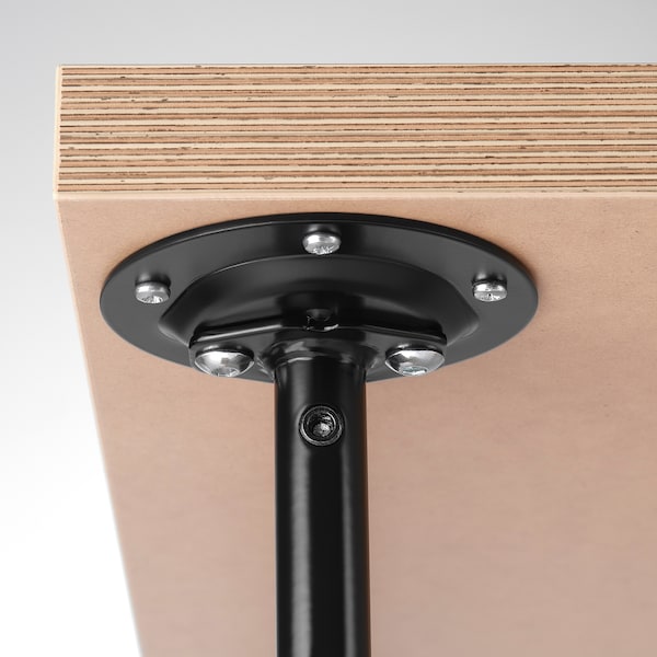 SPÄND leg, black, 70 cm