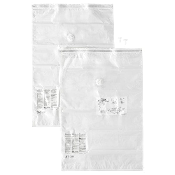 Ikea SPANTAD - Vacuum-sealed bag, light grey, 67x100 cm 2 pieces