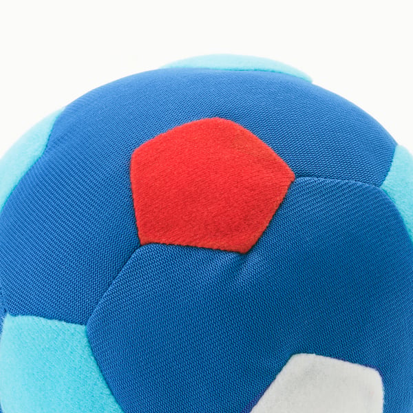 SPARKA soft toy, football mini/blue red, 12 cm