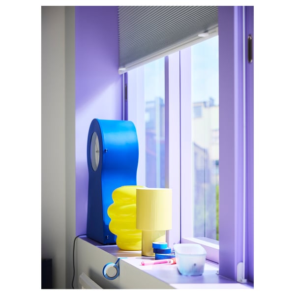 SPETSBOJ table lamp, dimmable/yellow, 22 cm