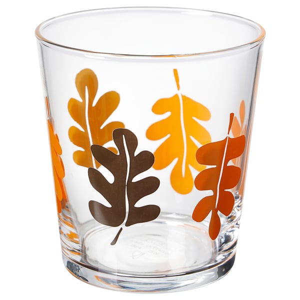SPETSEKORRE glass, leaves, 30 cl