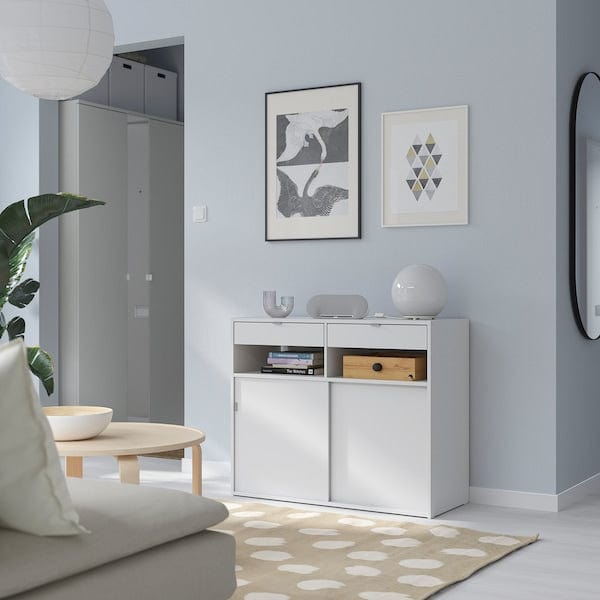 Ikea SPIKSMED - Sideboard, light grey, 97x40x79 cm