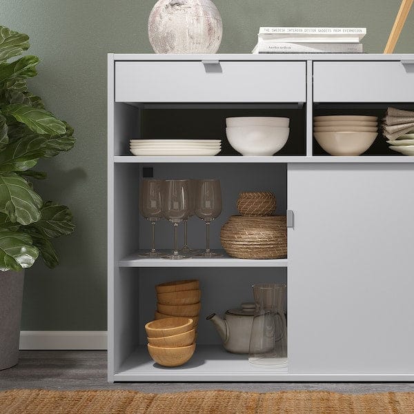 Ikea SPIKSMED - Sideboard, light grey, 97x40x79 cm