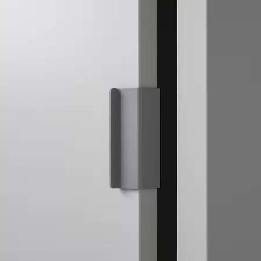 Ikea SPIKSMED - TV storage combination, light grey, 233x32x96 cm