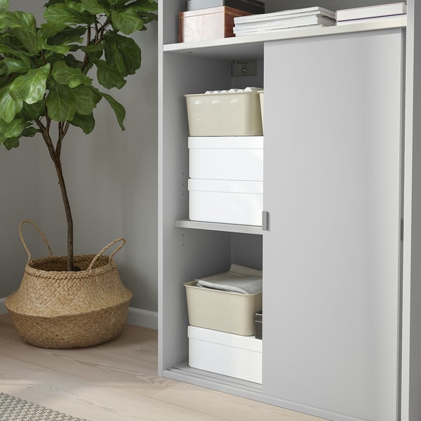 SPIKSMED cabinet, light grey, 60x96 cm