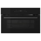 SPJUTBO true fan oven w microwave func, air fry function Grill function/black IKEA 700, 59.4x38.8x54.5 cm