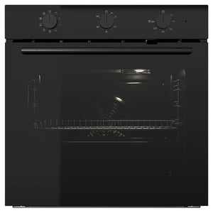 SPJUTBO fan oven, pyrolytic Grill function/black IKEA 300, 100.0x59.4 cm