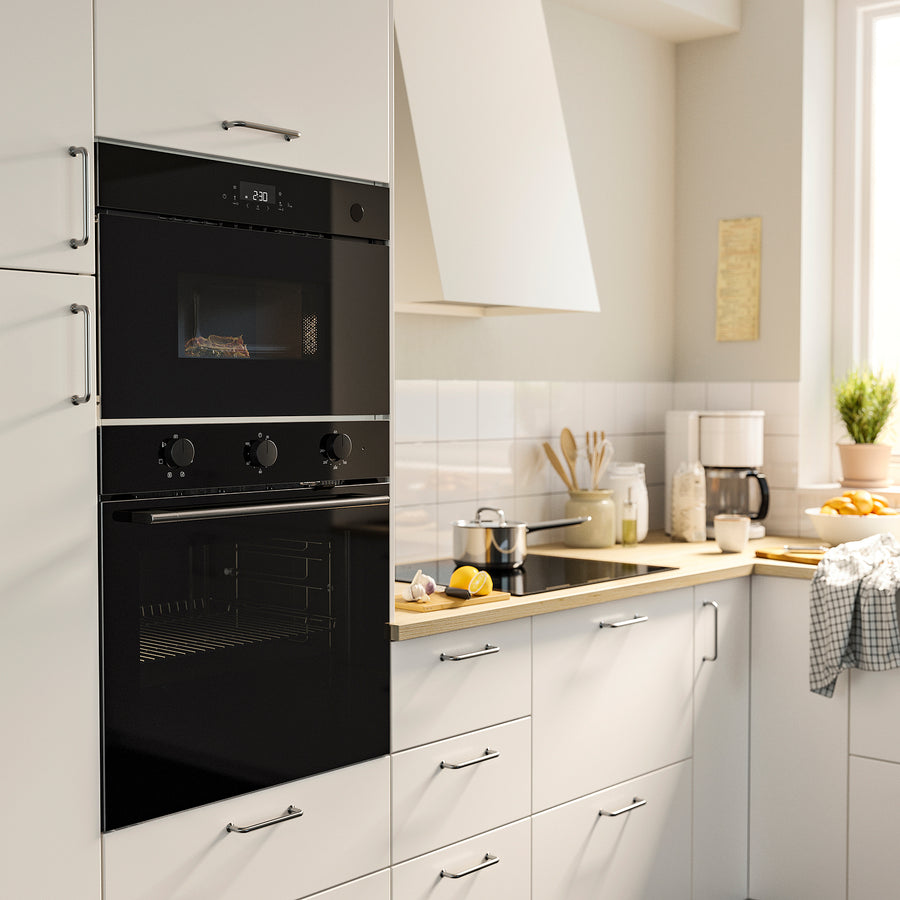 SPJUTBO built-in microwave, IKEA 300 black, 135x59.5 cm