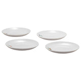 SPJUTLILJA side plate, patterned, 20 cm, 4 pack