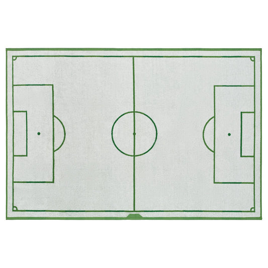 SPORTSLIG bath sheet, green/football pitch, 100x150 cm