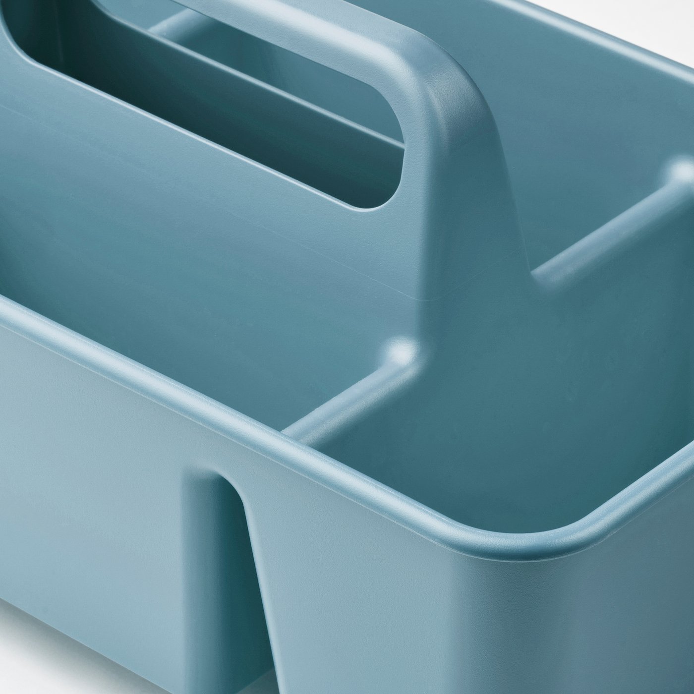 STACKSTOD desk organiser, grey-blue, 32x16x18 cm