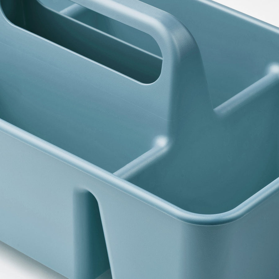 STACKSTOD desk organiser, grey-blue, 32x16x18 cm