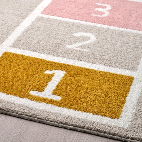STÄPPSPARV rug, beige, 100x160 cm