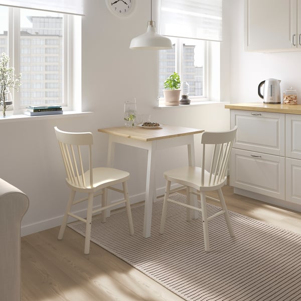 STARREKLINTE rug, flatwoven, natural/black, 120x180 cm