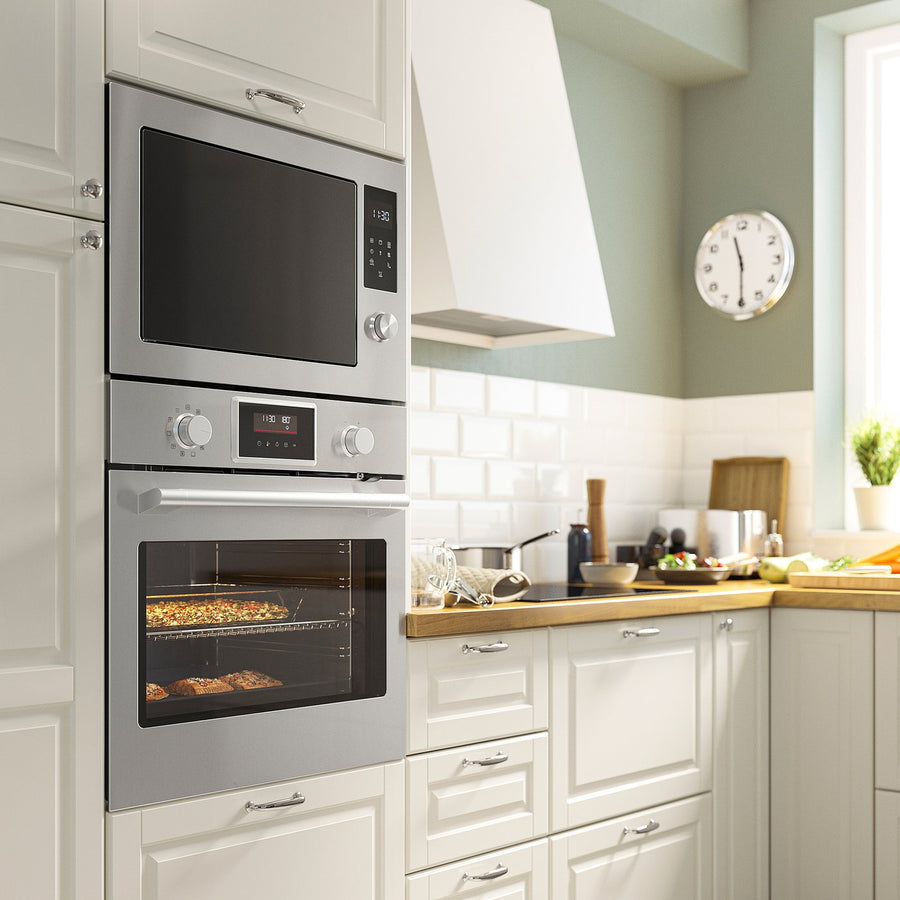 STENABY true fan oven, added steam function bake function/stainless steel colour IKEA 500, 594 mmx589 mmx569 mm cm