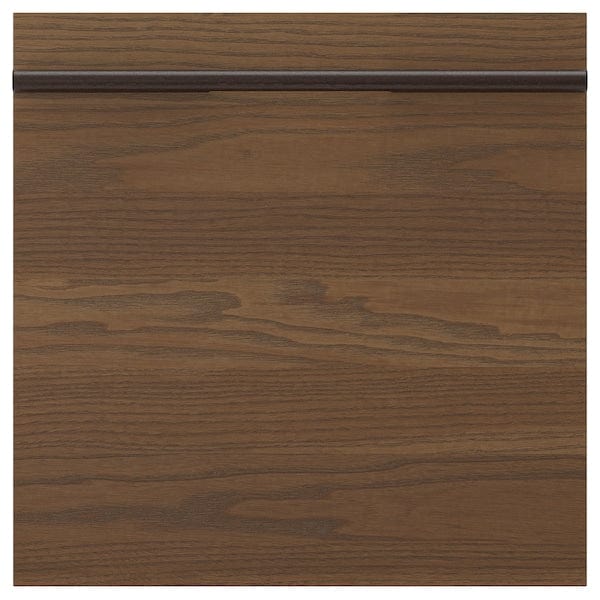 STENSTA drawer front, dark brown ash veneer, 40x40 cm