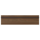 STENSTA drawer front, dark brown ash veneer, 80x20 cm