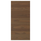 STENSTA cover panel, dark brown ash veneer, 39x80 cm