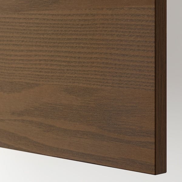Ikea STENSTA - Side paneling, dark brown ash veneer,39x80 cm