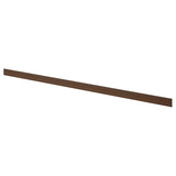 STENSTA plinth, dark brown ash effect, 220x8 cm