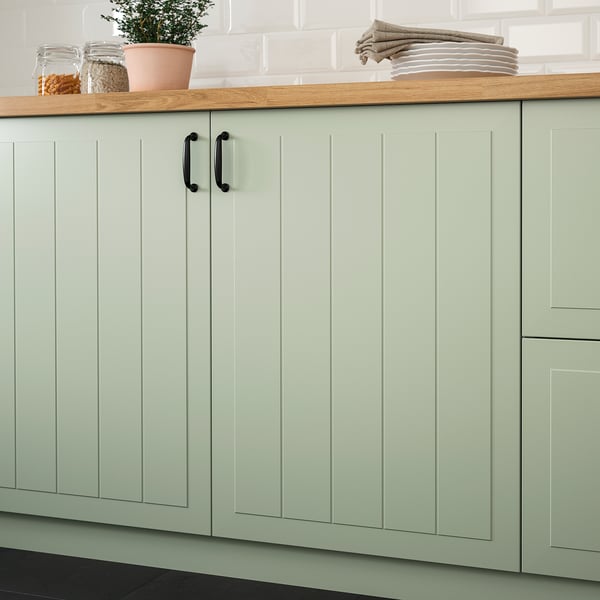 STENSUND door, light green, 30x60 cm