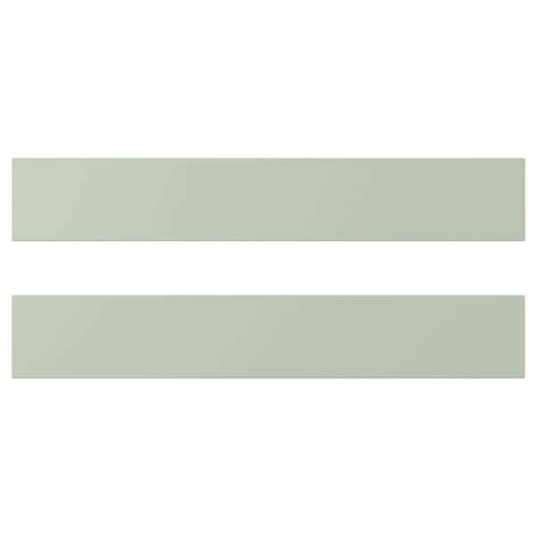 STENSUND drawer front, light green, 59.7x9.7 cm, 2 pack