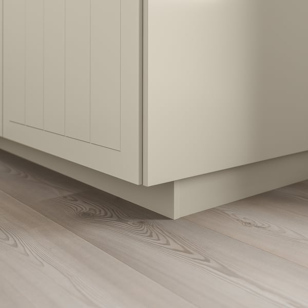 STENSUND plinth, beige, 220x8 cm